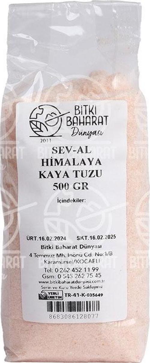 Sev-Al Himalaya Kaya Tuzu  Sofralık 500 Gr