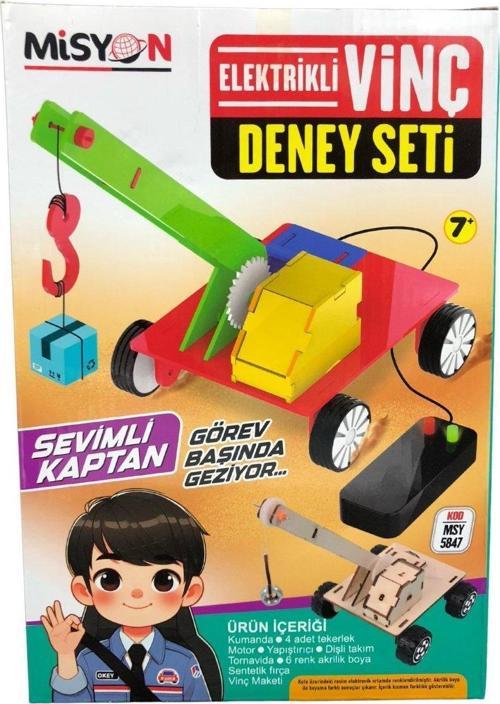 Deney Seti Elektrikli Vinç Msy-5847