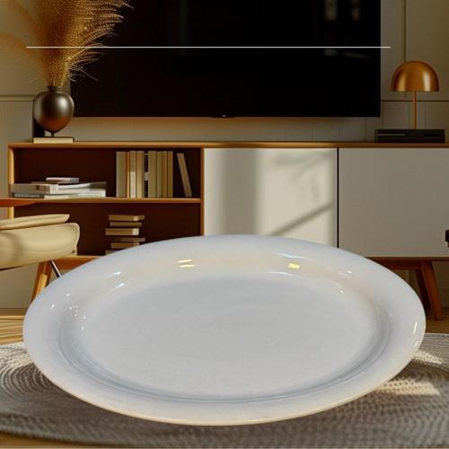 Grande porselen kayık tabak - büyük boy orta kayık sunumluk  38,5x30 cm. kayık tabağı