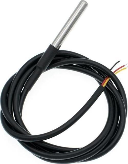 DS18B20 2 Metre Kablolu Su Geçirmez Dijital Sıcaklık Sensörü