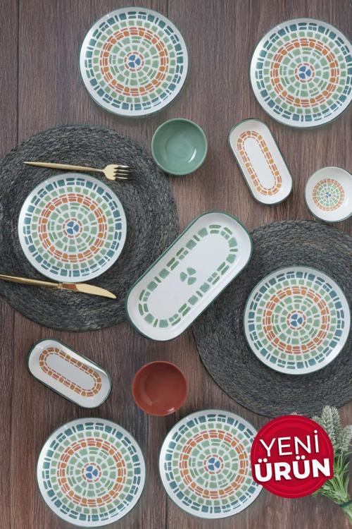 Etnik Kahvaltı Takımı 13 Parça 6 Kişilik 22554