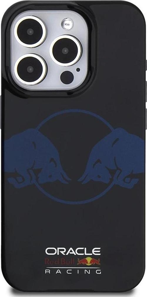 Apple iPhone 15 Pro Max Kılıf Redbull Orjinal Lisanslı M-safe Şarj Özellikli IML Çift Boğa Baskılı S