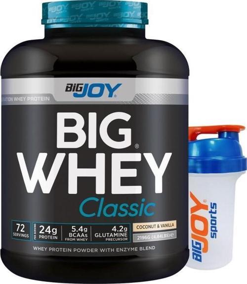 Big Whey Classic Whey Protein Hindistan Cevizi - Vanilya 72 Servis 2196gr Protein Tozu