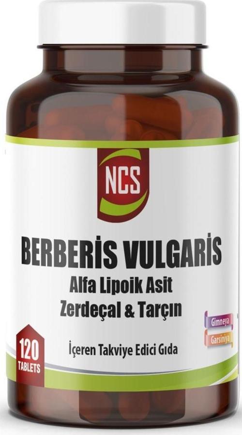 Berberis Vulgaris Alfa Lipoik Asit Tarçın Zerdeçal 120 Tablet
