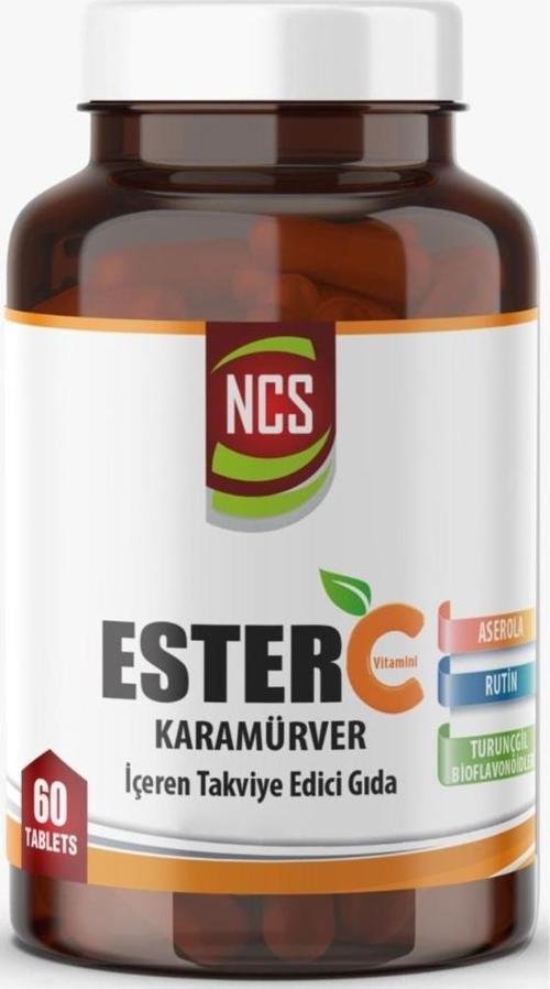 Ester C Vitamini 1000 Mg Kara Mürver Vitamin C 60 Tablet