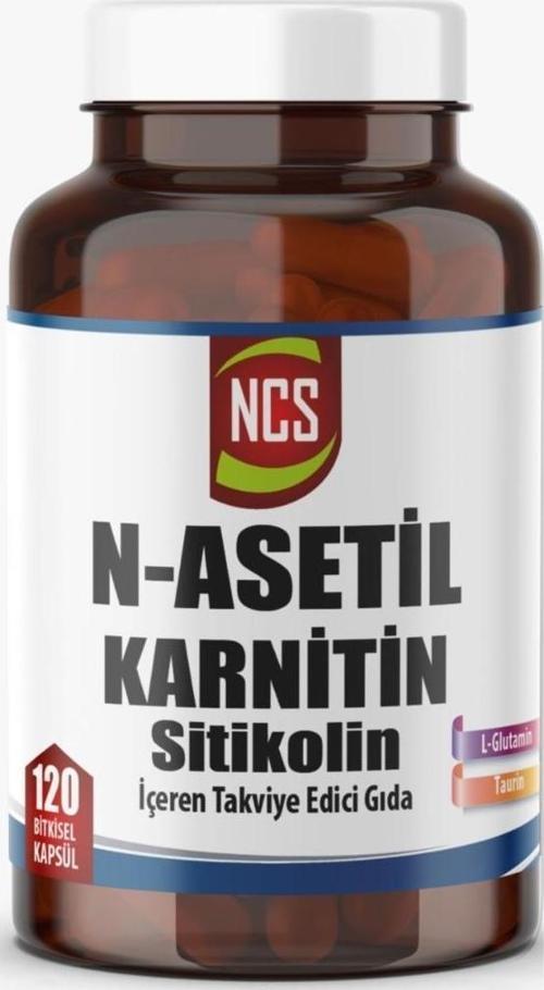 N-Asetil Karnitin L-Glutamin Taurin ve Sitikolin 120 Bitkisel Kapsül (Neuro Optimizer Muadili)