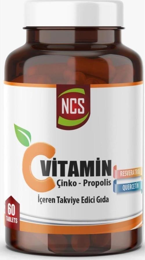 Vitamin C Çinko Propolis 60 Tablet Vitamin D