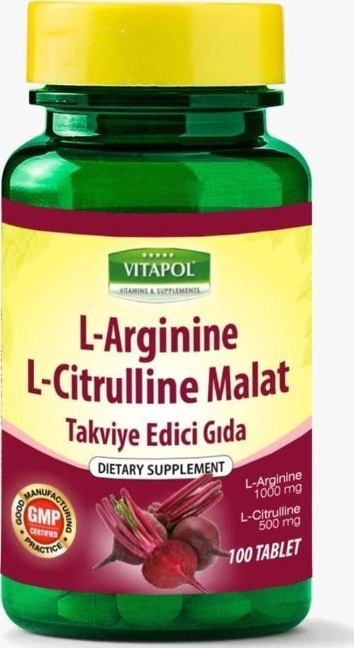 L-Arginine L-Citrulline Malat 100 Tablet