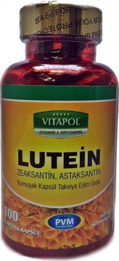 Lutein Zeaksantin Astaksantin 100 Yumuşak Kapsül