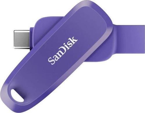 SanDisk Phone Drive 256GB SDDDC6-256G-G46PO USB & Type-C Flash Bellek Purple Opulence