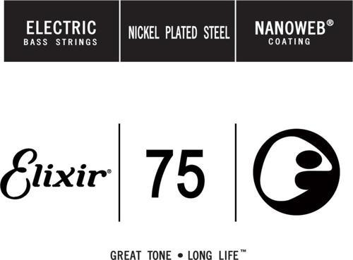 NANOWEB Coating Long Scale Tek Bas Gitar Teki (.075)