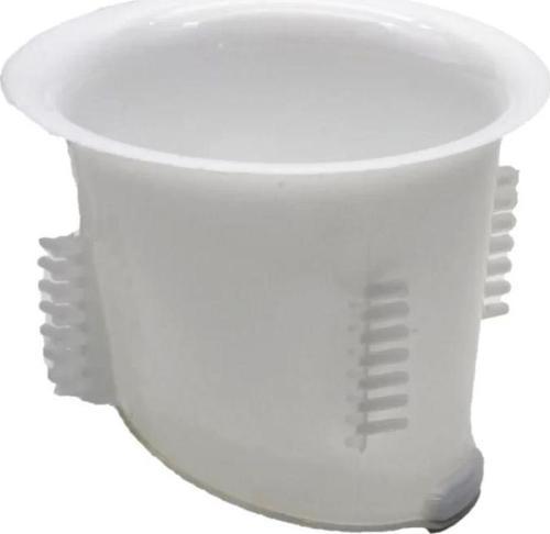TP-121 Plastik Wc Matik Tuvalet Kapağı - Tek Kapaklı Koku Önleyici - Beyaz - 1 Adet
