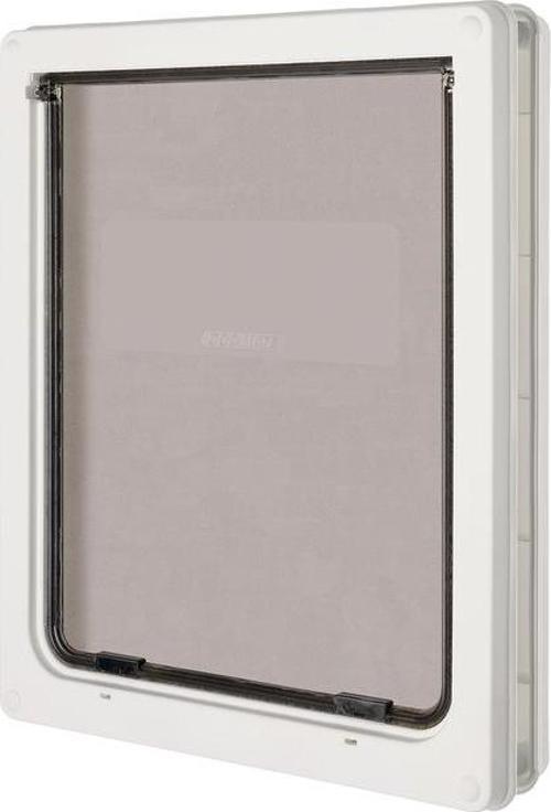 DogMate Köpek Kapısı, Çift Yönlü, 2 fonksiyonlu, Beyaz, 44x36,5cm