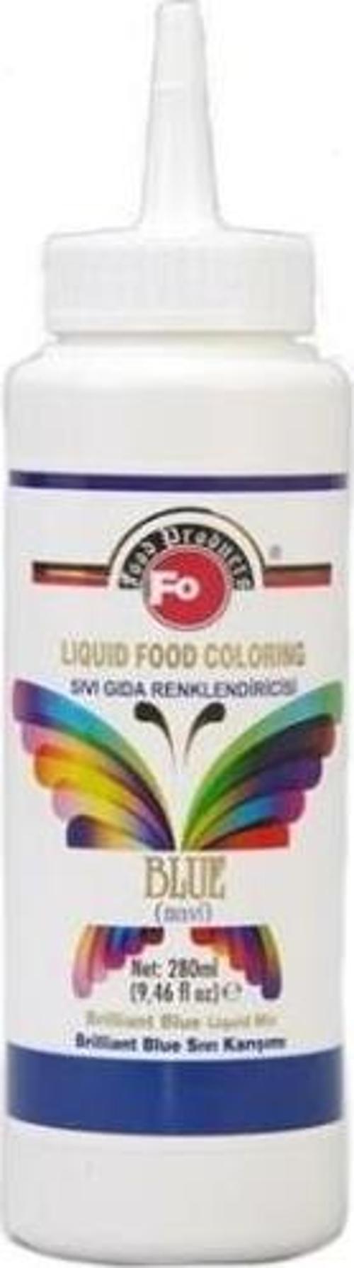 Mavi Sıvı Gıda Boyası 280Ml