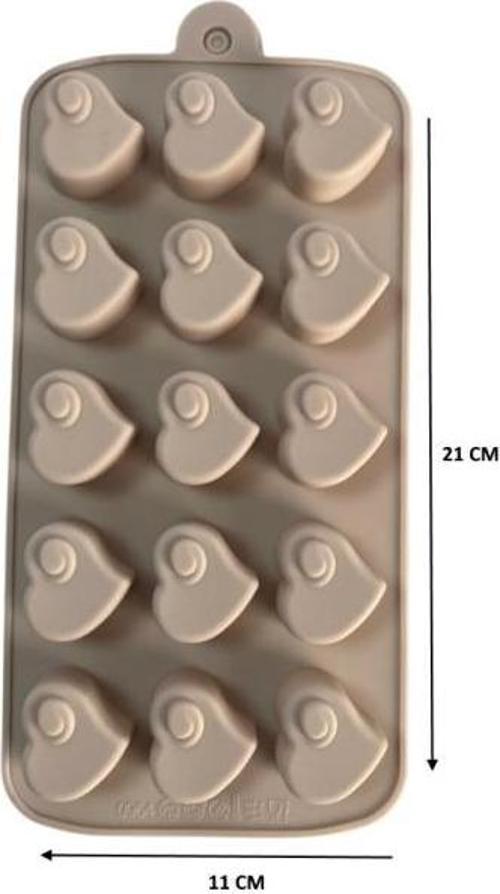 SİLİKON ÇİKOLATA KALIBI KALP 21*11 CM