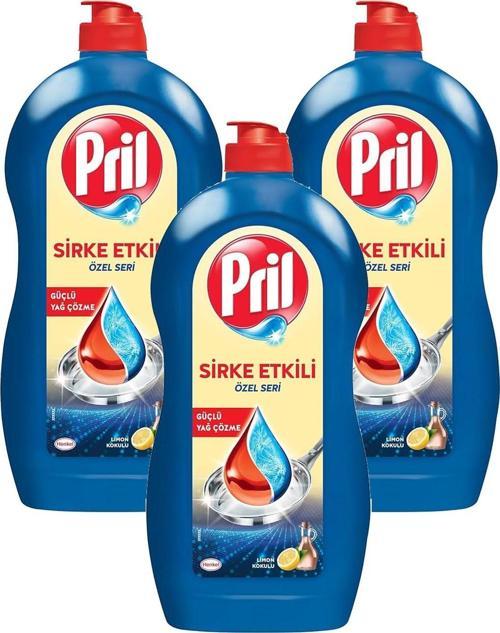 Sirke Etkili Özel Seri 1100 ml Bulaşık Deterjanı x 3 Adet
