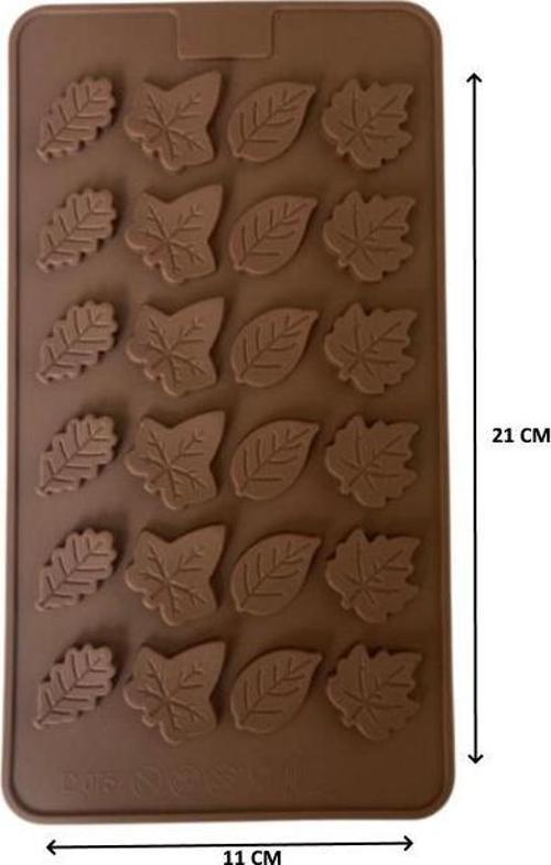 SİLİKON ÇİKOLATA KALIBI YAPRAK 21*11 CM