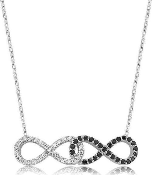 Gümüş Sonsuzluk Bayan Kolye