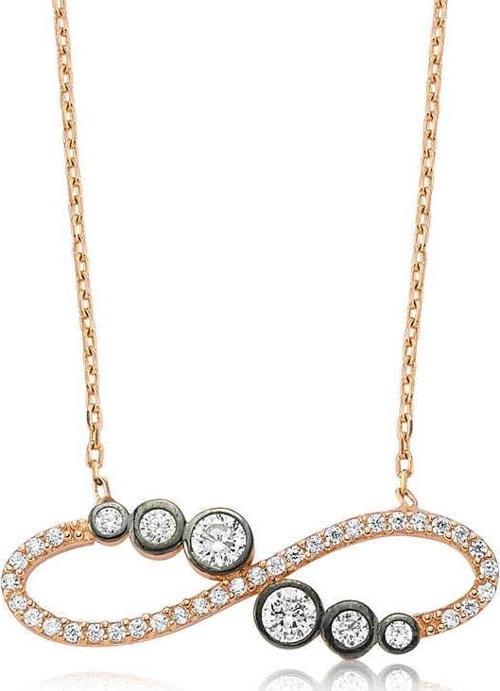 Gümüş Su Yolu Sonsuzluk Bayan Kolye