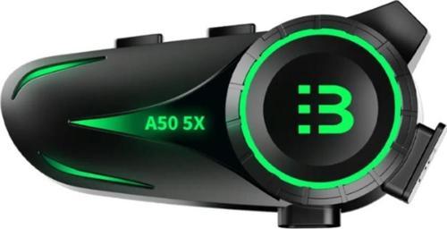 A50 5X Motor Kask Kulaklık RGB Bluetooth Motosiklet Kulaklık Intercom 5 Kişi Eşleşme