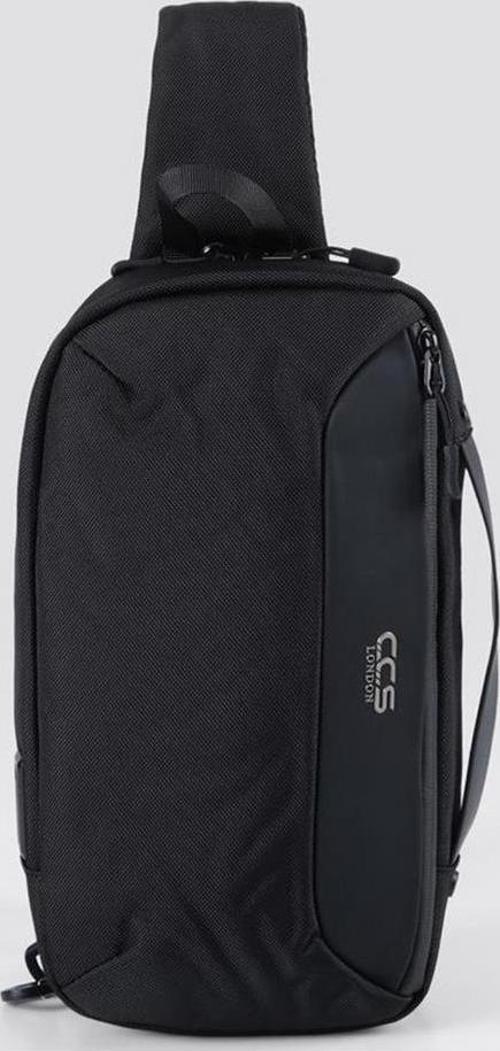 31407 Tek Omuz Askılı Sırt ve Göğüs Çantası Siyah