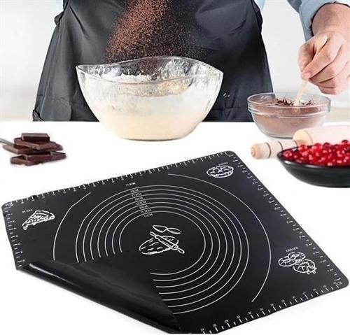 Büro Ev Ofis Mutfağı için 40x50CM Silikon Geniş Mat Hamur Açma Matı