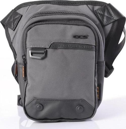31257 Motosiklet Bel Bacak Çantası Gri