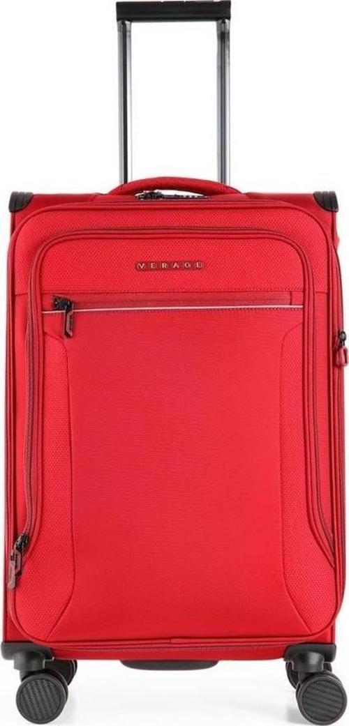 GM21002W Kumaş Valiz Kabin Boy Kırmızı