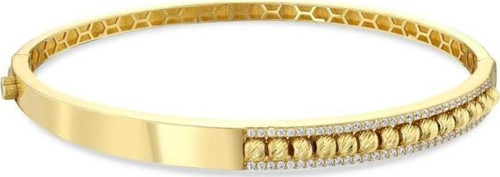 Dorikalı Altın Kelepçe Bilezik - 14k - 9.18gr