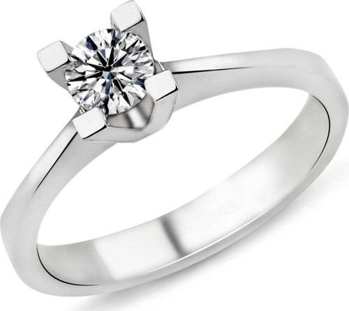 0.48 Karat G Renk HRD Sertifikalı Pırlanta Tektaş Yüzük PR164