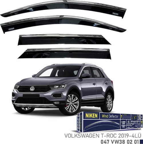 VOLKSWAGEN T-ROC ARACA ÖZEL CAM RÜZGARLIĞI 2019 2020 2021 2022 2023 2024