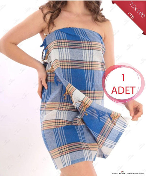 Kamdu 1 Adet 75X160Cm Klasik Hamam Peştemal, Sauna Peştemali, Plaj Havlusu, Gelin Hamamı