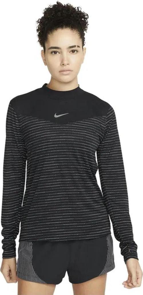 Dri FİT Run Division Kadın Siyah Koşu Sweatshirt