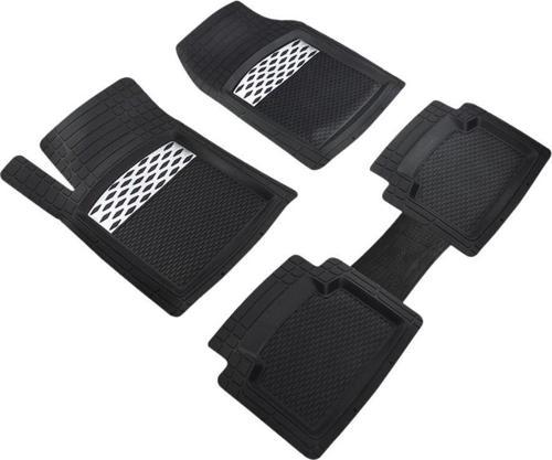 Seat Leon Copa Plus Uyumlu 3D Havuzlu Oto Paspas Modern Serisi Kesilebilir Model Krom