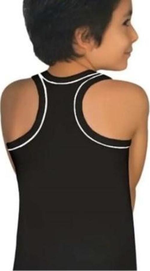Erkek Çocuk Siyah Spor Atlet 6'lı Paket 0130