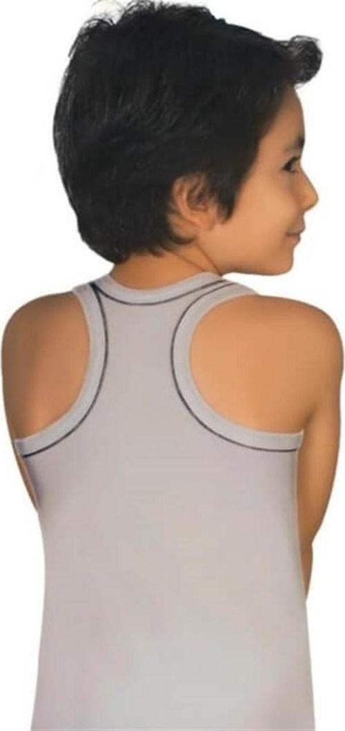 Erkek Çocuk Gri Spor Atlet 6'lı Paket 0130