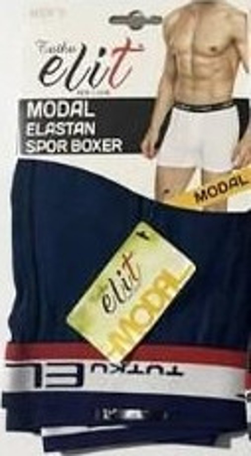 Erkek Modal Elastan Spor Boxer 6'lı 1252 lacivert