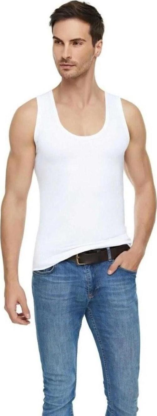 e Erkek Elastan Spor Atlet 1304 6'lı Paket