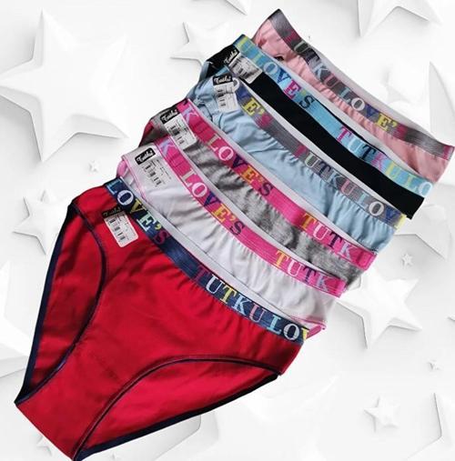 12 'li Bayan Carolıne Bikini Külot Kombin