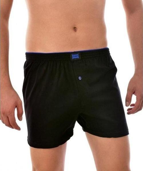 Erkek Penye Düğmeli Düz Boxer 0117