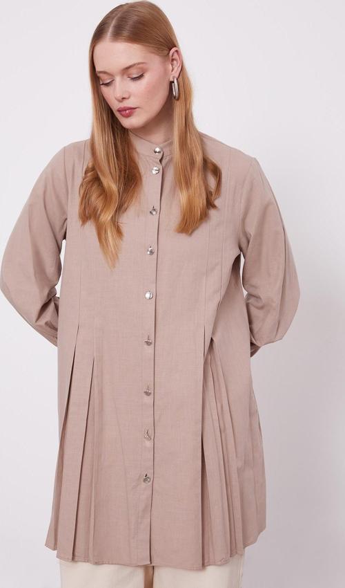 Vizon Piliseli Melanj Gömlek