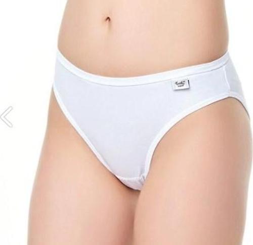 12 'li Elastan Düz Bayan Bikini Külot 0715