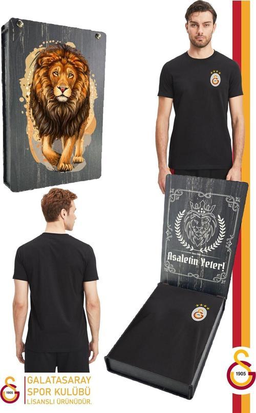 Orijinal Lisanslı Siyah Basic T-Shirt Gs Siyah Basic Hediyelik Ahşap Kutulu