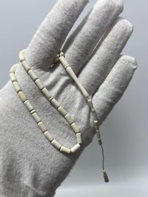 Kesme Fildişi Tesbih 5,36 Gram - Koleksiyonluk Fil Dişi Tespih