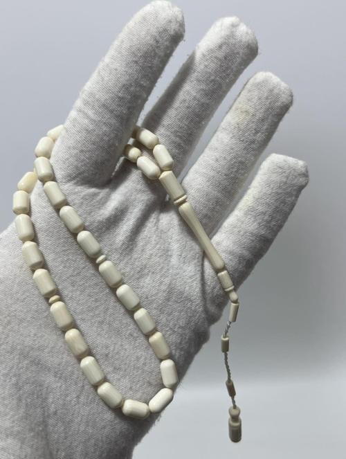 Kesme Fildişi Tesbih 11,22 Gram - Koleksiyonluk Fil Dişi Tespih