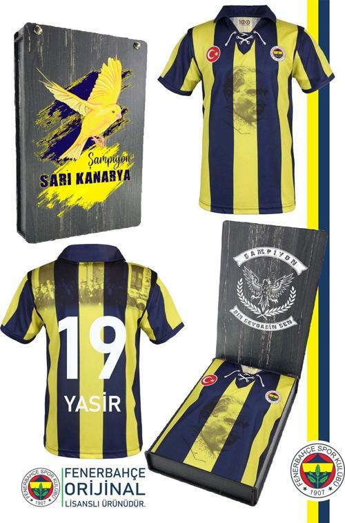 Orijinal Lisanslı Kişiye Özel 100. Yıl Forma Hediyelik Ahşap Kutulu