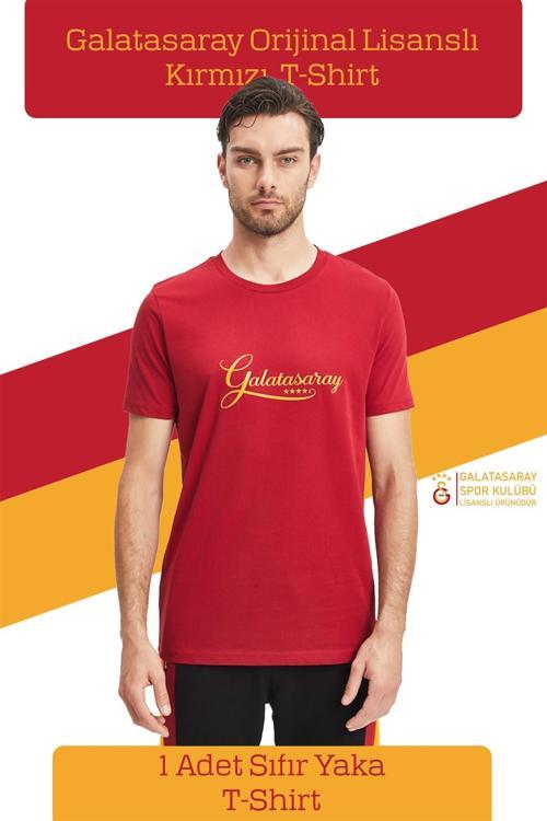 Orijinal Lisanslı Kırmızı Erkek T-Shirt