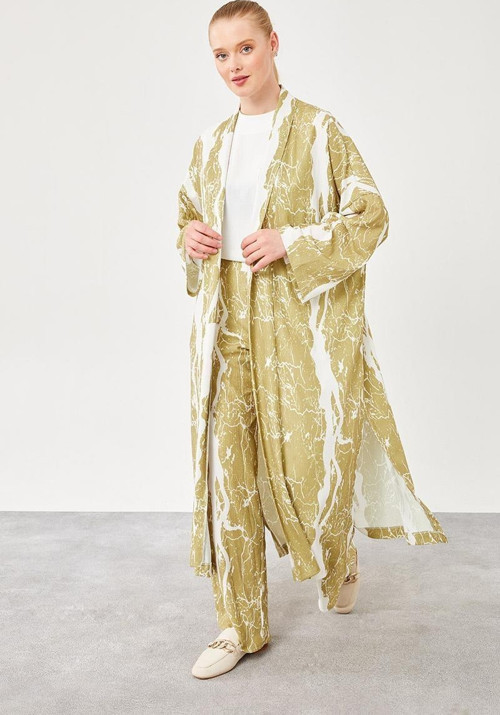 Asit Desenli Kimono Takım