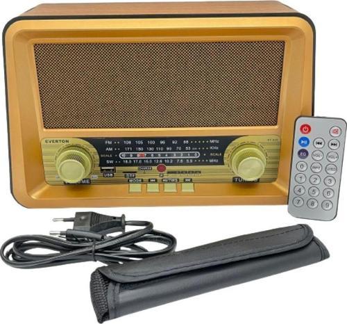 Everton Rt-825Bt Usb/Sd/Fm/Bluetooth Destekli Kumandalı Nostaljik Radyo