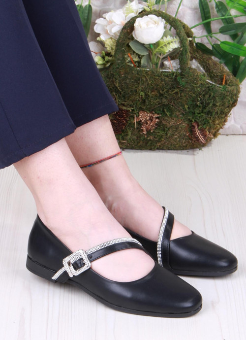 01-624 Soft Toka Detaylı Rahat Kadın Babet